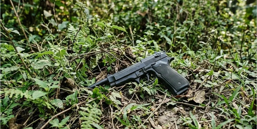 कैलालीमा झाडीबाट एयर गन पेस्तोल बरामद, अनुसन्धान सुरु